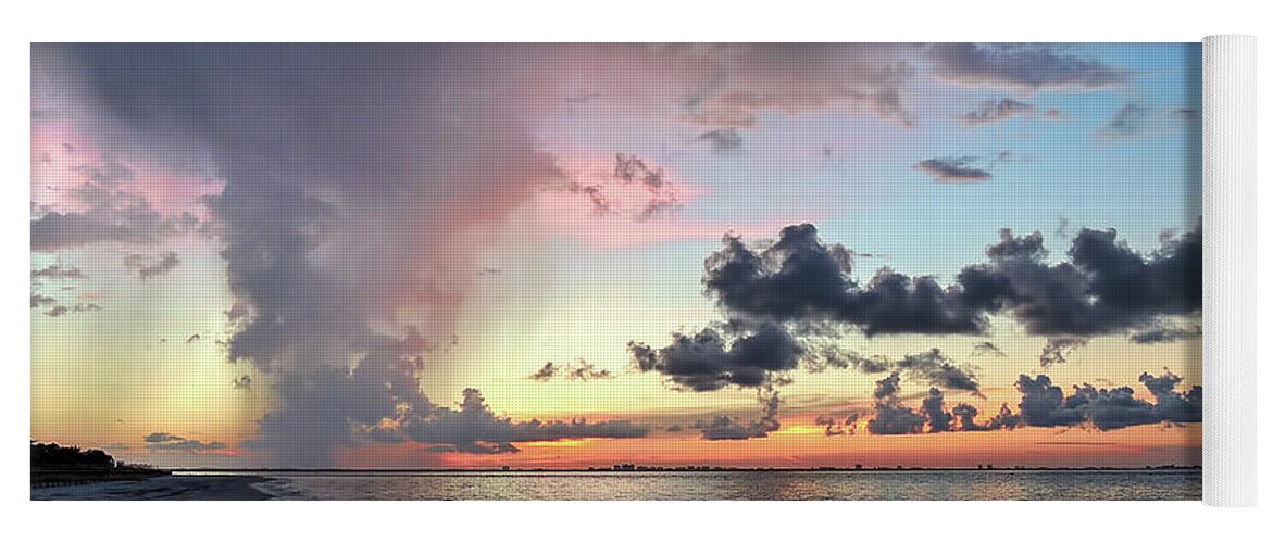 Sunrise Yoga Mat featuring the photograph Sanibel Island Sunrise by Jeff Breiman