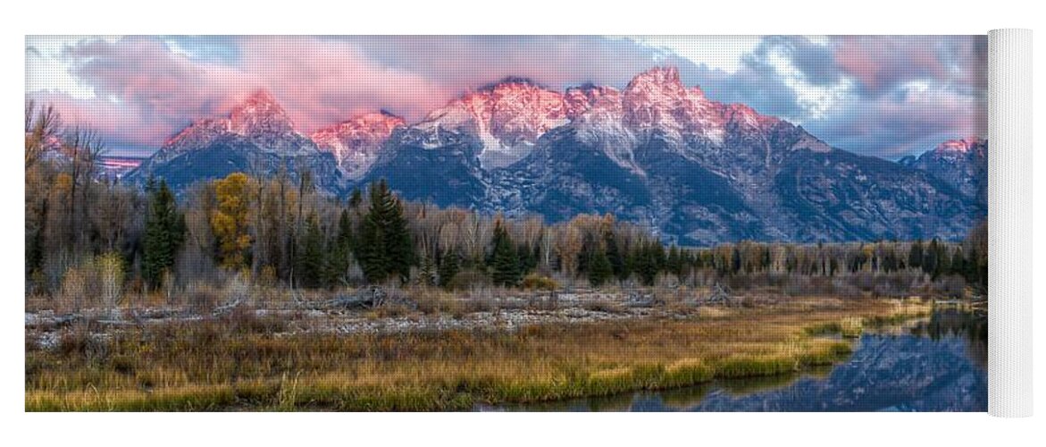Schwabacher Yoga Mat featuring the photograph Schwabacher Sunrise 0086 by Kristina Rinell