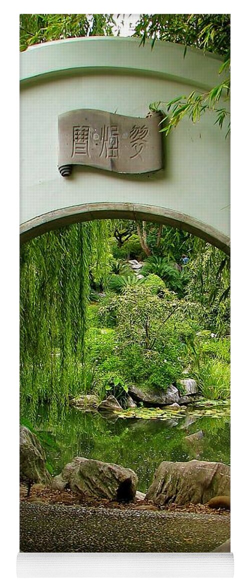 Japanese Garden Yoga Mat featuring the photograph Secret Garden by Michele Penner