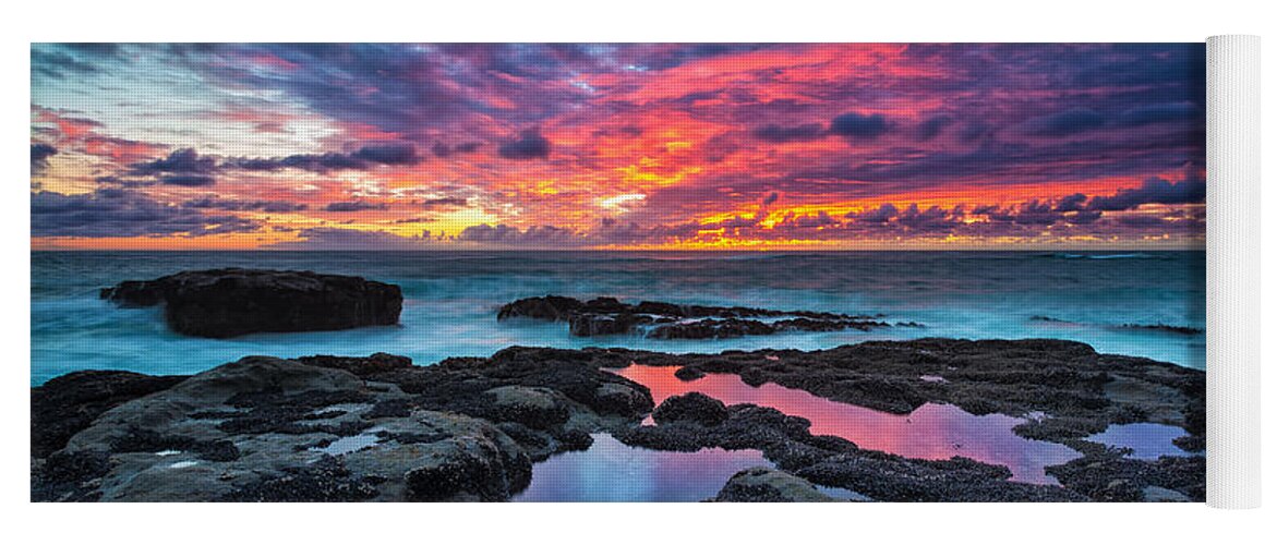 #faatoppicks Yoga Mat featuring the photograph Serene Sunset by Robert Bynum