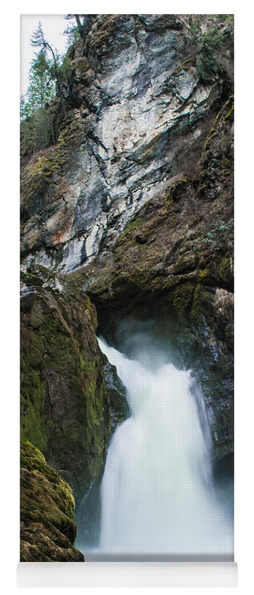 Washington Yoga Mat featuring the photograph Sheep Creek Falls by Troy Stapek