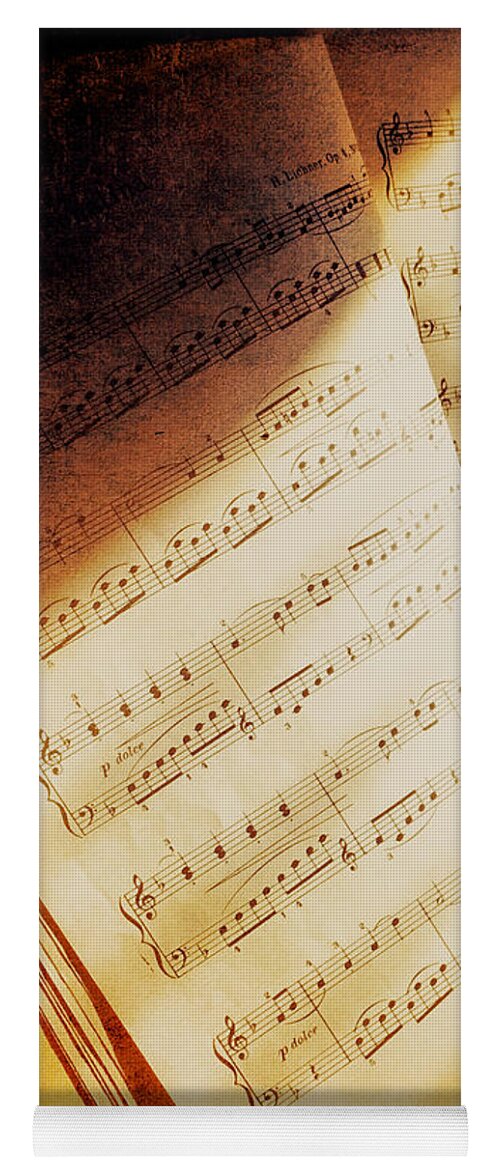 Sheet Music Yoga Mat featuring the photograph Sheet Music by Eleanor Abramson