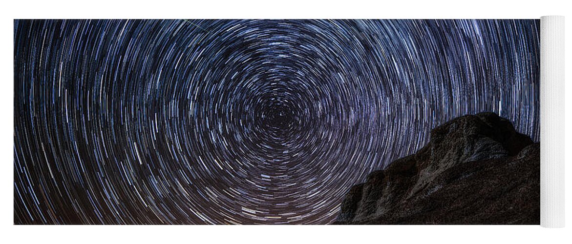 Stars Yoga Mat featuring the photograph Shooting the Mines by Darren White