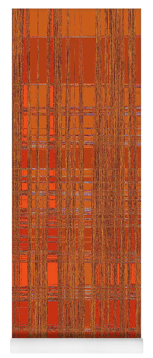 Shower Curtain # 2 Yoga Mat featuring the digital art Shower Curtain # 2 by Tom Janca