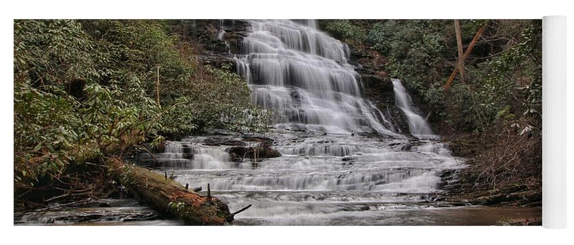 Sids Falls Yoga Mat featuring the photograph Sids Falls by Chris Berrier