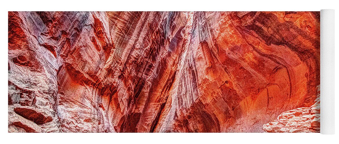 Slot Canyon Yoga Mat featuring the photograph Slot Canyon 2 by George Kenhan