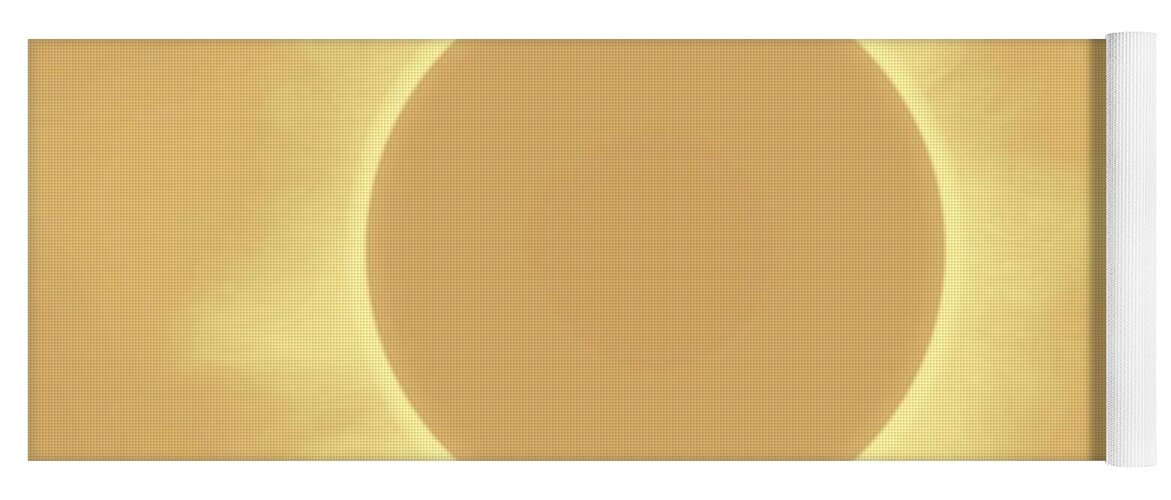 Solar Eclipse In Desert Sand Color Yoga Mat For Sale By Celestial Images