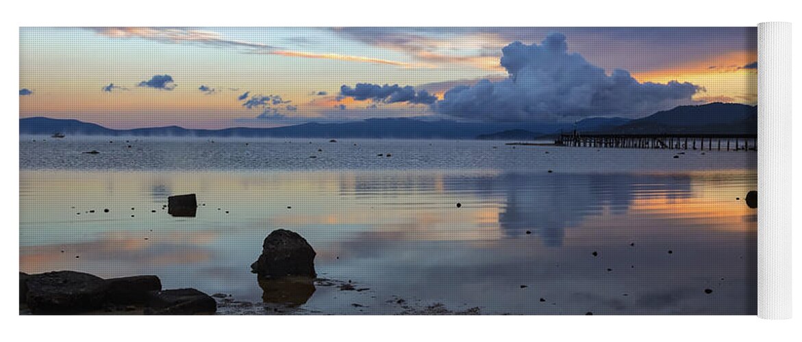 South Lake Sunrise;south Lake Tahoe Yoga Mat featuring the photograph South Lake Sunrise by Mitch Shindelbower