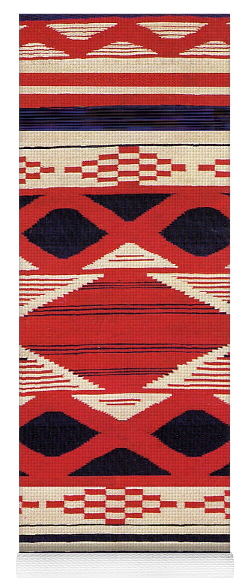 Southwest Tribal Decor Yoga Mat featuring the digital art Southwest Tribal Design by Vagabond Folk Art - Virginia Vivier