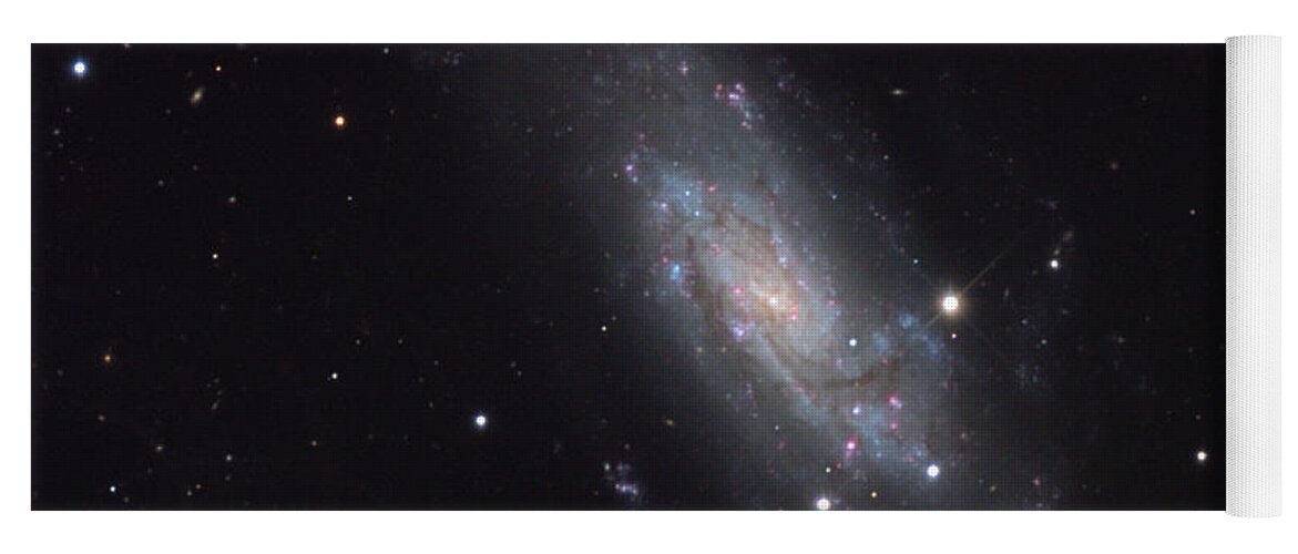 Science Yoga Mat featuring the photograph Spiral Galaxy, Ngc 4559, Caldwell 36 by Noao/aura/nsf