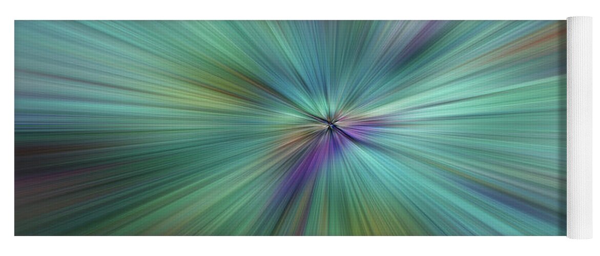 Jenny Rainbow Fine Art Photography Yoga Mat featuring the photograph Spiritual Breakthrough. Mystery of Colors by Jenny Rainbow
