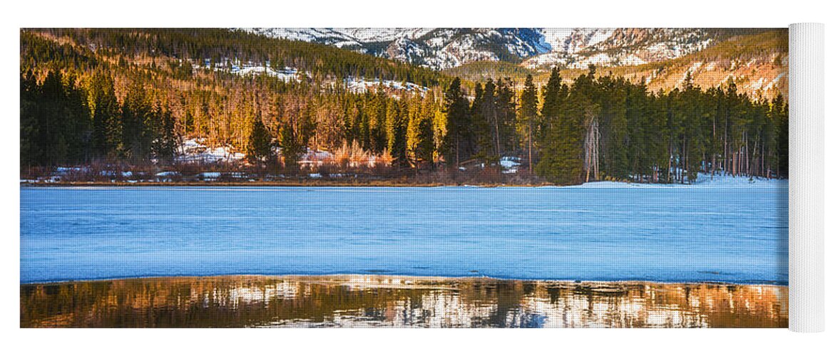 Mountains Yoga Mat featuring the photograph Sprague Lake by Darren White