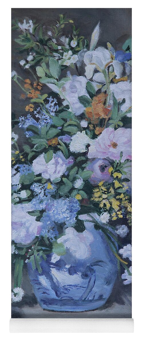 Flower Yoga Mat featuring the painting Spring Bouquet Part 2 by Masami IIDA