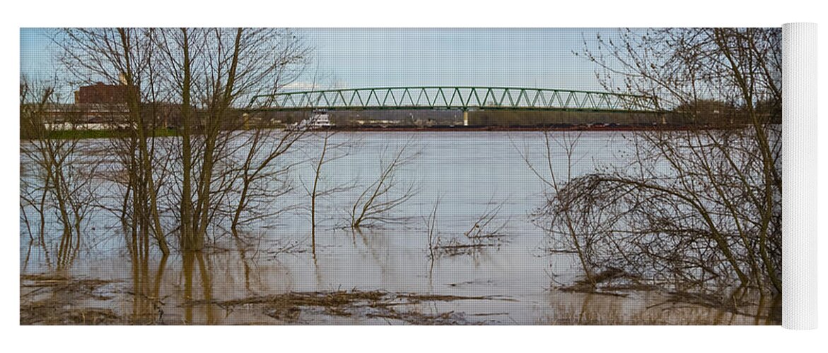 Marietta Yoga Mat featuring the photograph Springtime Flooding by Holden The Moment