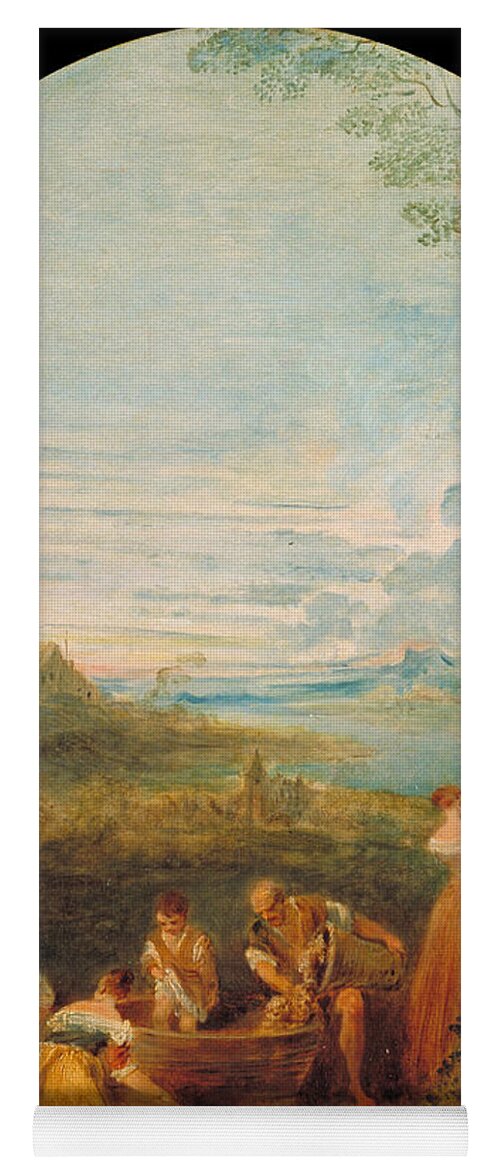 Jean-baptiste Pater Yoga Mat featuring the painting Springtime by Jean-Baptiste Pater