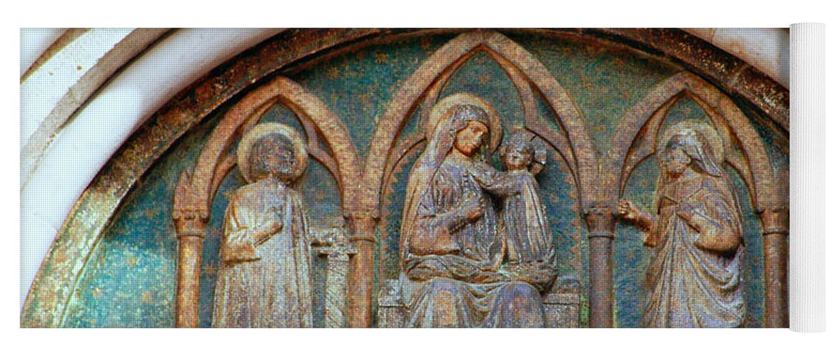 St. Anastasia With Jesus Yoga Mat featuring the photograph St. Anastasia with Jesus Zadar by Jasna Dragun
