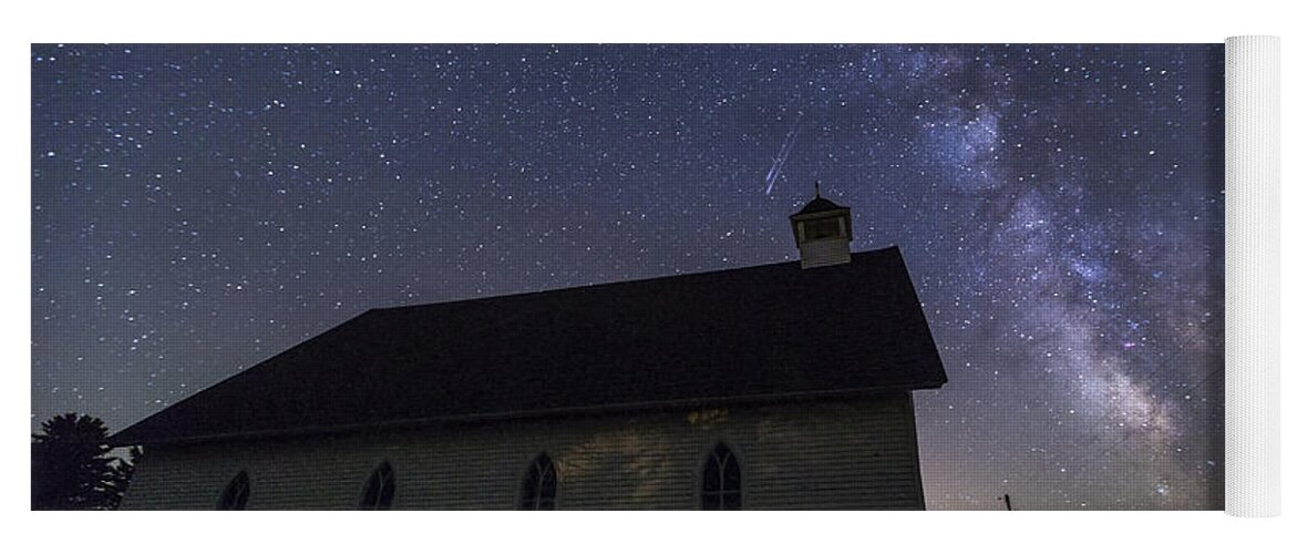 Meteors Yoga Mat featuring the photograph St. Anns 3 by Aaron J Groen