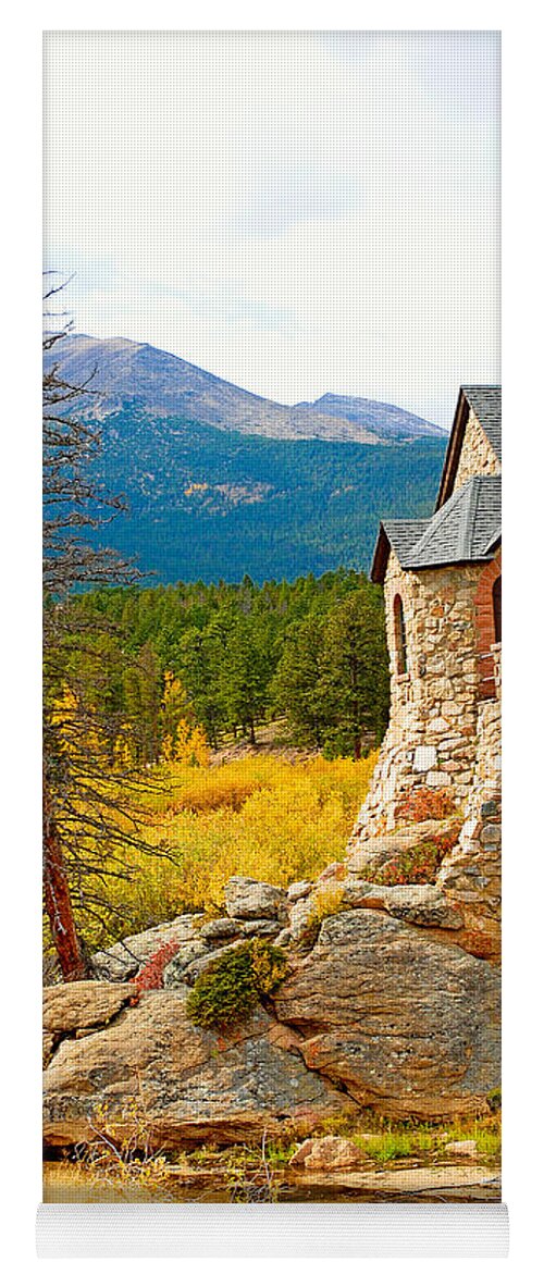 St. Catherine's Church Yoga Mat featuring the photograph St. Catherine's Church in Autumn by Robert Meyers-Lussier