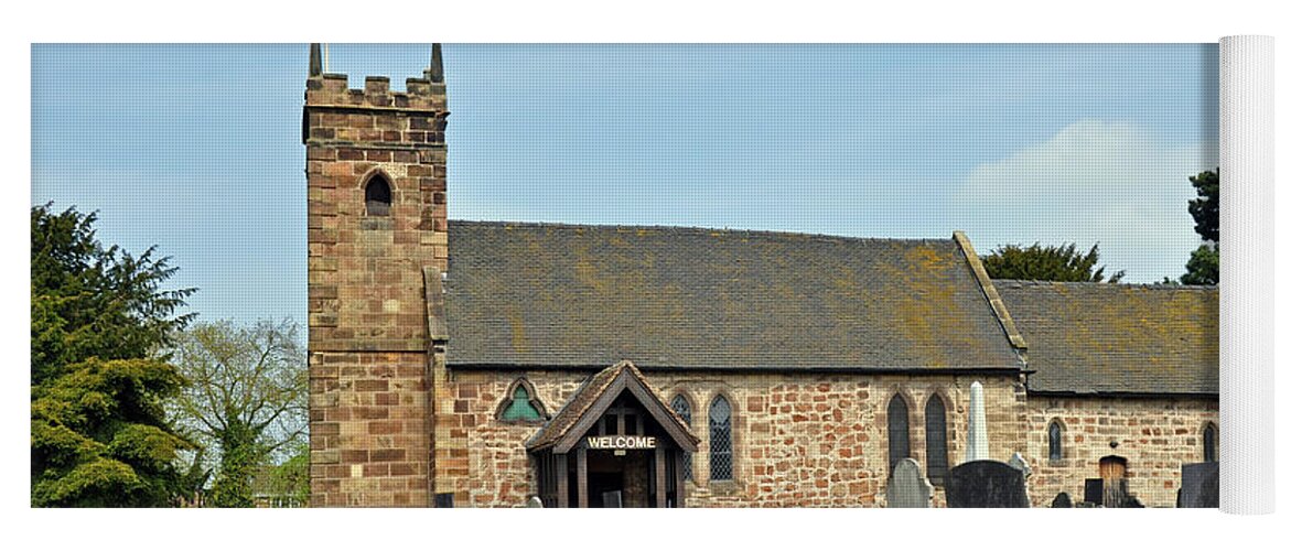 Europe Yoga Mat featuring the photograph St Michael's Church, Willington by Rod Johnson
