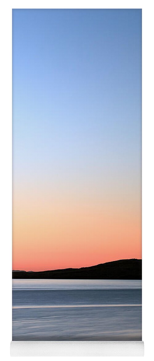 Staffin Bay Yoga Mat featuring the photograph Staffin Sunset by Grant Glendinning