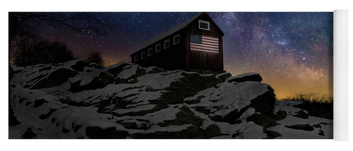 American Flag Yoga Mat featuring the photograph Star Spangled Banner by Bill Wakeley