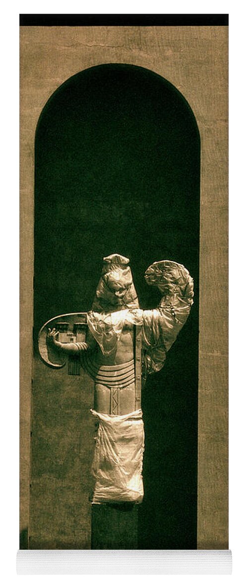 Art Deco Statue Yoga Mat featuring the photograph Statues Individual #3 by David Chasey