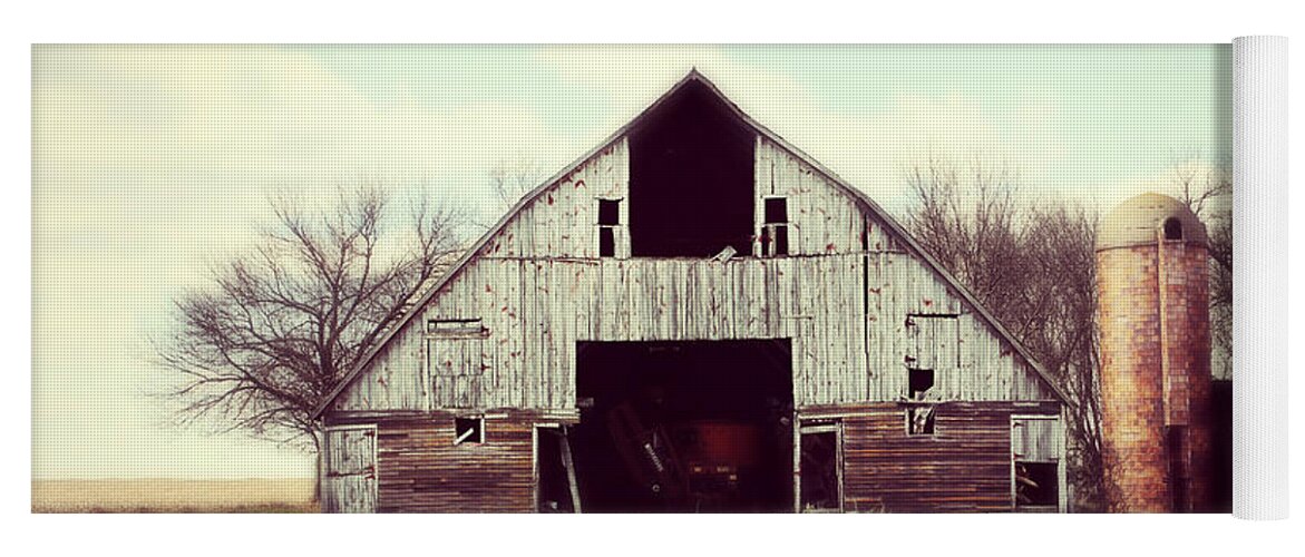 Barn Yoga Mat featuring the photograph Long Gone #1 by Julie Hamilton