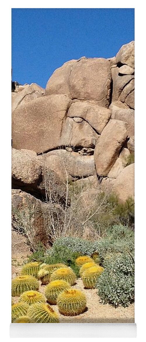 Desert Yoga Mat featuring the photograph Still Life in Desert by Glenda Zuckerman