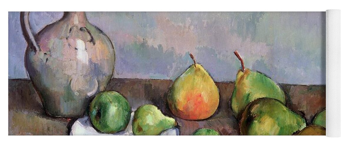 Still Life with Pitcher and Fruit Painting by Paul Cezanne - Fine Art  America