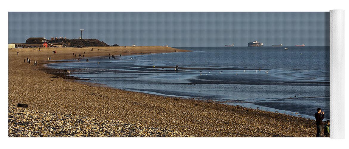 Stokes Bay Yoga Mat featuring the photograph Stokes Bay England by Terri Waters