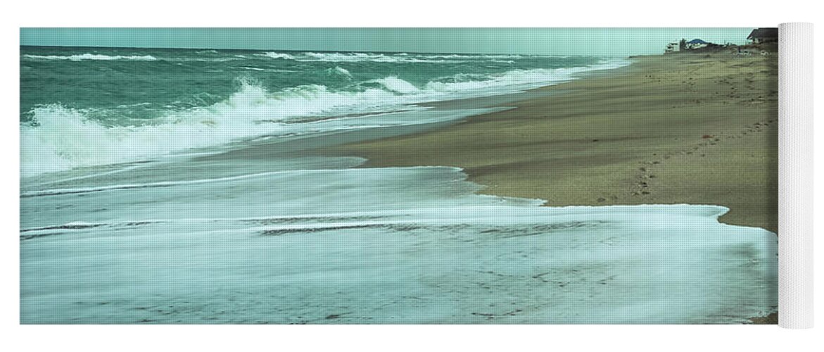 Bathtub Beach Yoga Mat featuring the photograph Storm approaching Jensen Beach, Florida by Liesl Walsh