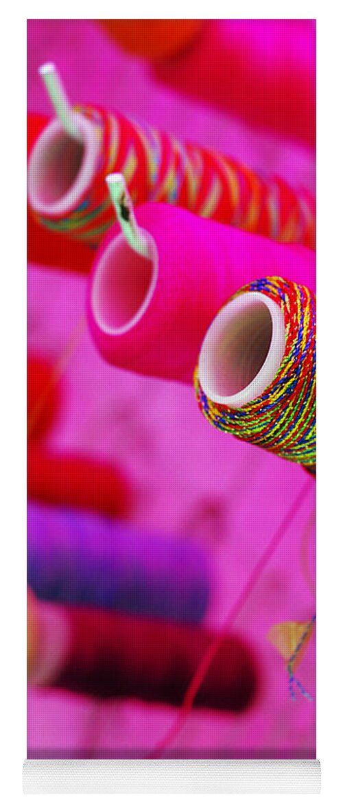 Color Yoga Mat featuring the photograph String Theory by Skip Hunt