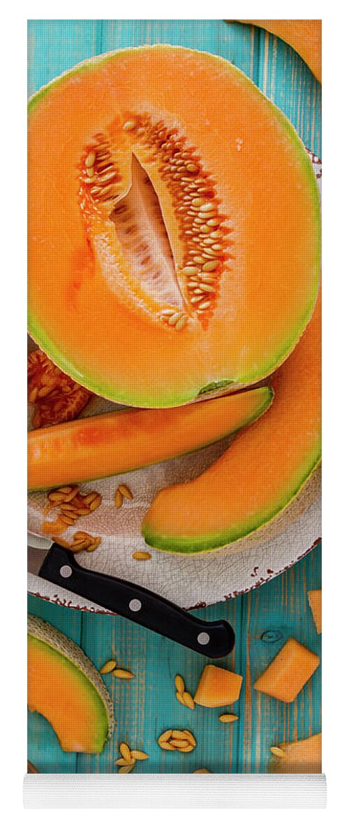 Summer Cantaloupe Melon Yoga Mat