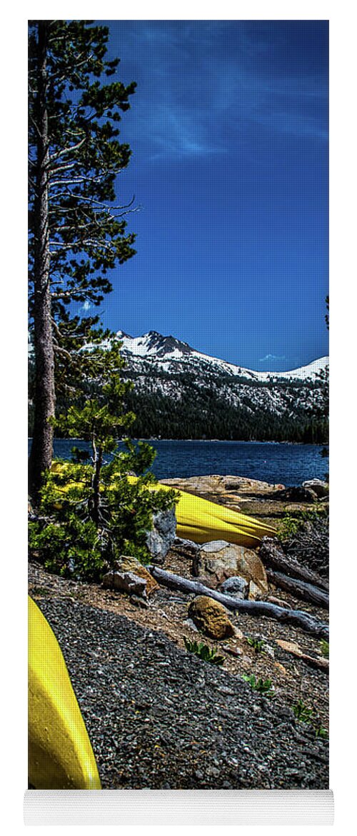 Kayak Yoga Mat featuring the photograph Summer in the Sierra by Steph Gabler