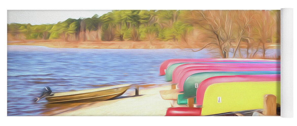 Lake Crabtree Yoga Mat featuring the photograph Summer Memories by Wade Brooks