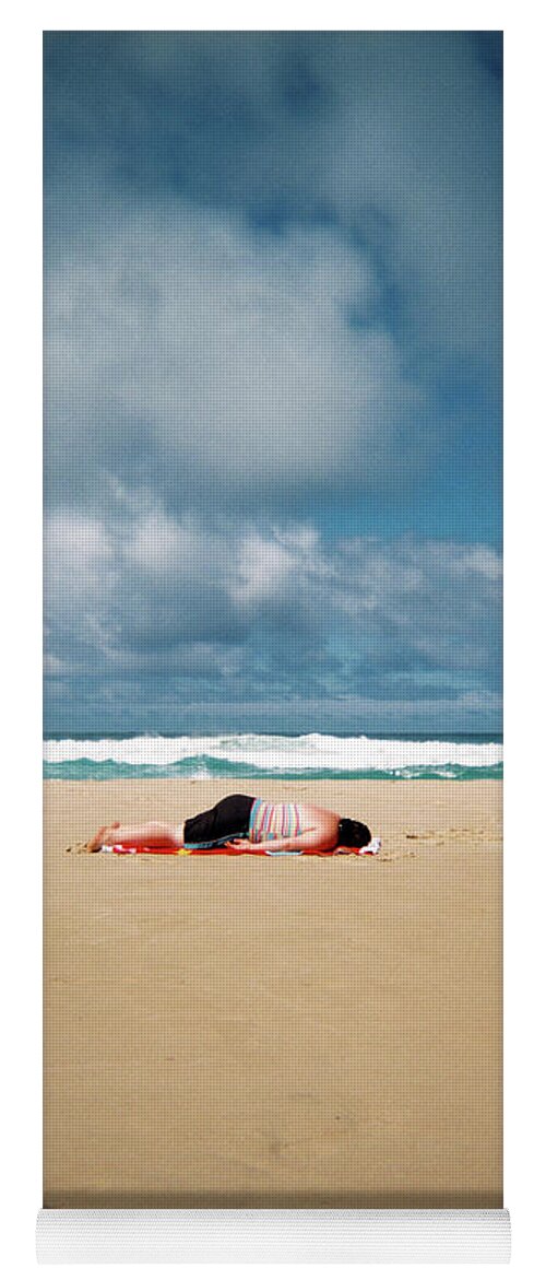 Surfing Yoga Mat featuring the photograph Sunbather by Nik West