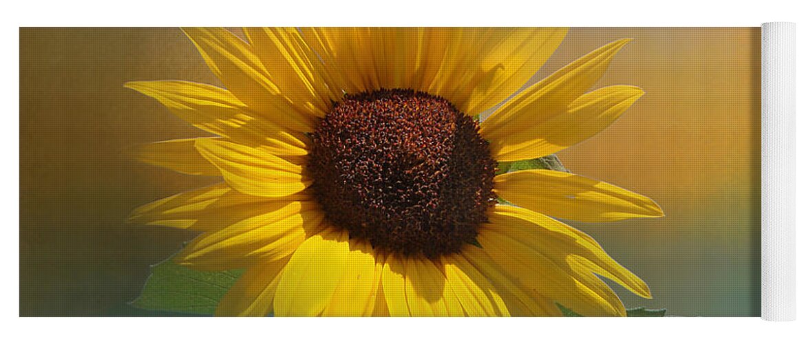 Sunflower Yoga Mat featuring the photograph Sunflower Summer by TK Goforth