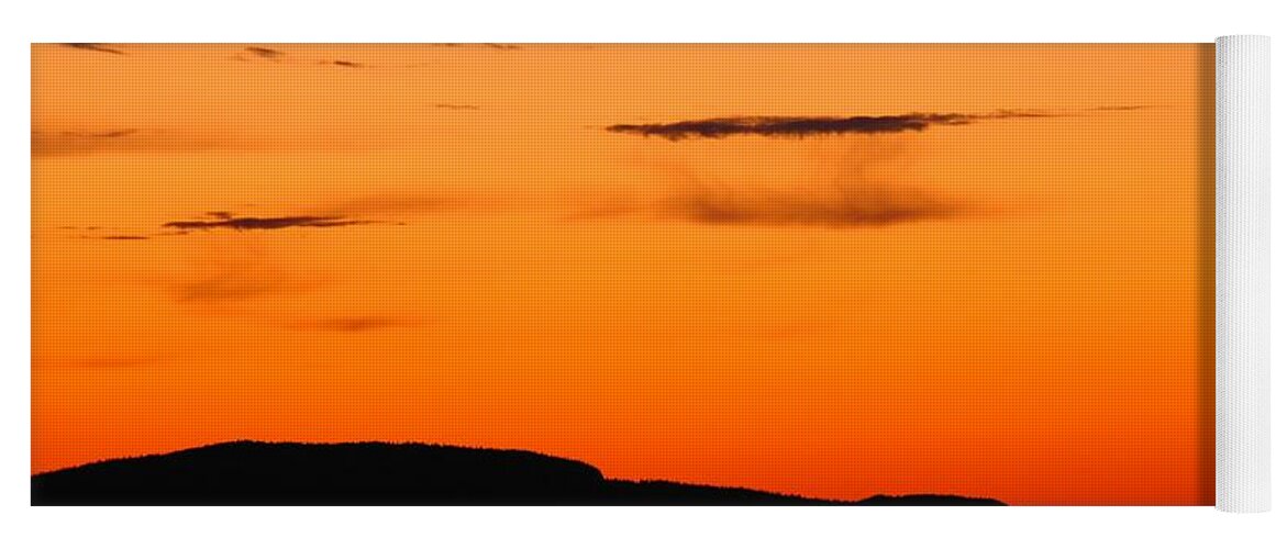 Acadia Np Yoga Mat featuring the photograph Sunrise at Frenchman Bay by Juergen Roth