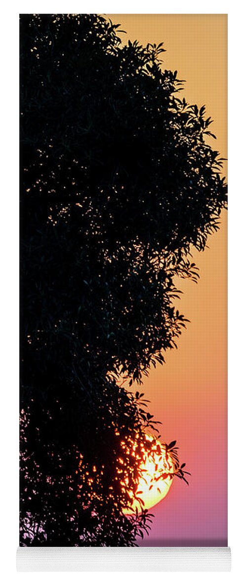 Sunset Yoga Mat featuring the photograph Sunset by Christopher Johnson