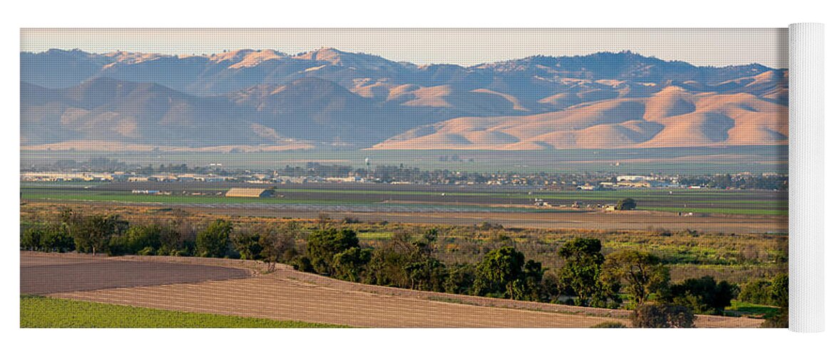 Sunset Yoga Mat featuring the photograph Sunset in Salinas Valley by Derek Dean