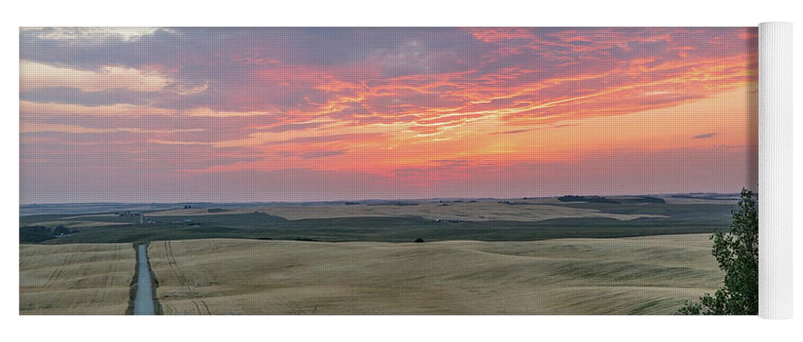 Photosbymch Yoga Mat featuring the photograph Sunset over Teton Valley by M C Hood