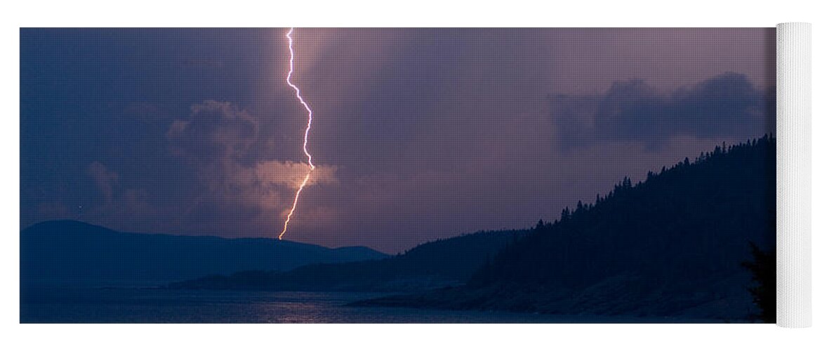 Lake Superior Yoga Mat featuring the photograph Superior Lightning   by Doug Gibbons