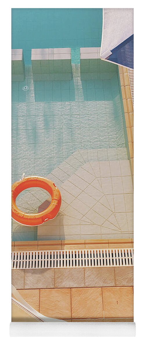 Water Yoga Mat featuring the photograph Swimming Pool by Cassia Beck