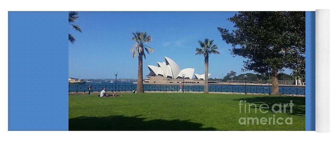 Sydney Opera House Yoga Mat featuring the photograph Sydney Opera House by Bev Conover