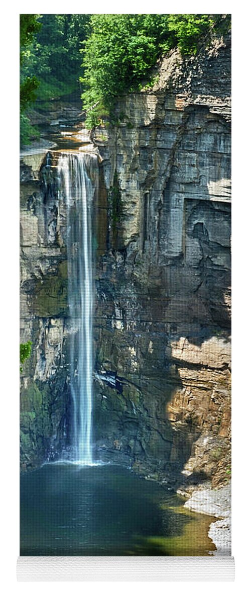 Taughannock Falls Yoga Mat featuring the photograph Taughannock Falls by Christina Rollo
