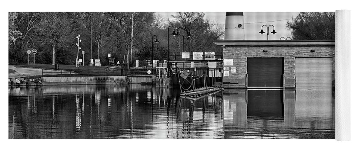 Tenney Yoga Mat featuring the photograph Tenney Lock 3 - Madison - Wisconsin by Steven Ralser