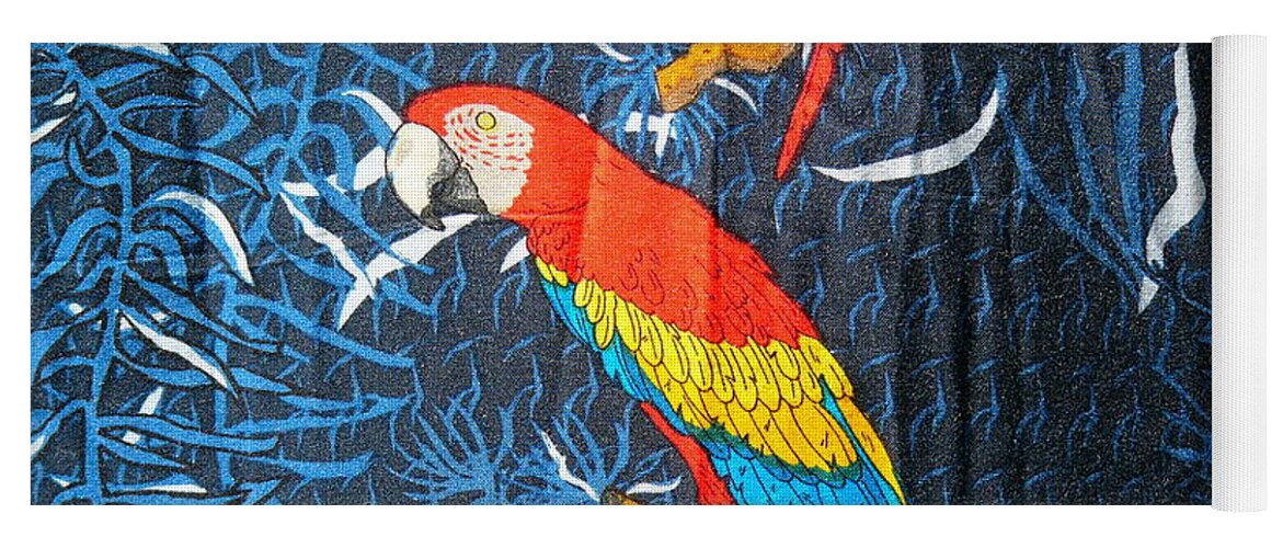 Parrots Yoga Mat featuring the digital art Texture #26 by Scott S Baker
