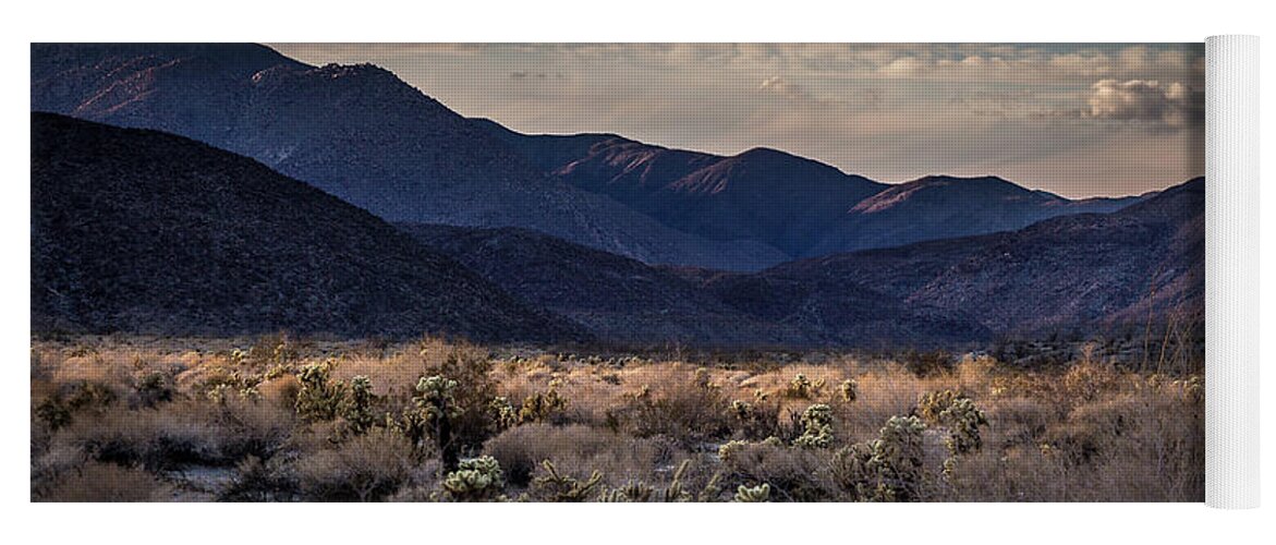 Anza-borrego Desert Yoga Mat featuring the photograph The American West by Peter Tellone