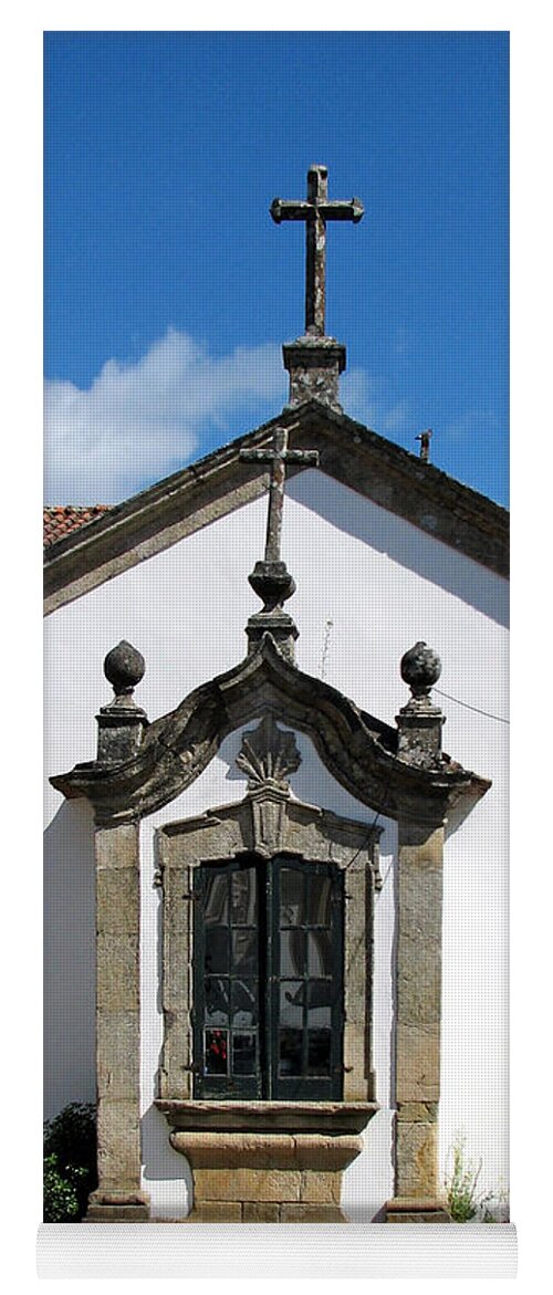Church Of Santa Maria Yoga Mat featuring the photograph The Church of Santa Maria in Vigo Spain by Carla Parris