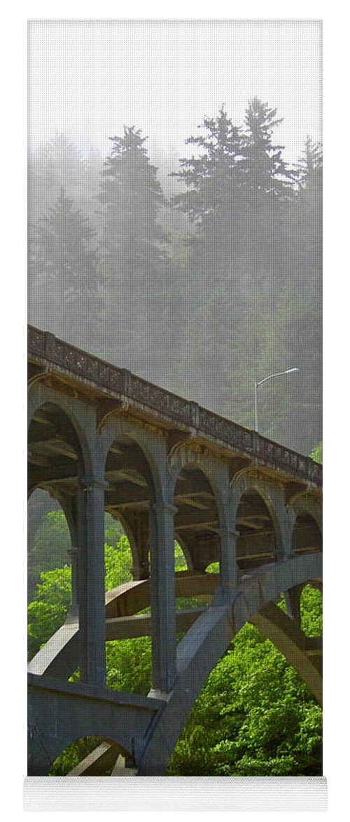 Bridge Yoga Mat featuring the photograph The Crossing by Laddie Halupa